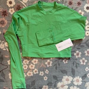 Athleta Women's Crosstrain Ultra Crop Top - Green